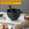 Velaze Cast Iron Mortar and Pestle Tool Set, 6.5 inch