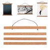 Teak Wood Magnetic Poster Hanger Frame Wooden Magnetic Hanger Frame