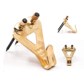 Heavy Picture Hangers 50 lbs - 20 Pack - Picture Hangers for Plaster Walls - OOK Picture Hanging Hooks