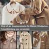 QZKJQDD 4 Pairs Leather Toggle Clasps, Buttons Closure Jackets, Buttons
