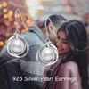 VONALA Pearl Earrings Silver 925 Earrings Pearl Earrings Pearl Earrings