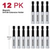 Geinxurn 12Pc 2.5 Inches Screwdriver Bit Holders, Cr-V Extension Socket