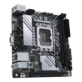 ASUS Prime H610I-PLUS D4-CSM Motherboard Socket Intel LGA 1700 (Intel H610, Mini-ITX, DDR4 Memory, PCIe 4.0, 2X M.2, 1GB Ethernet, DisplayPort, HDMI), Black