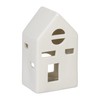 Relaxdays Ceramic Tea Light House, Light House for 1 Tea