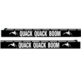BARREL DECAL – QUACK QUACK BOOM WaterfowlDecals – SBD026-SW-01