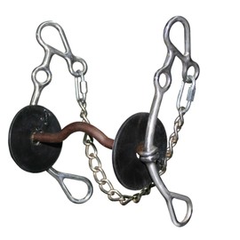 Circle Y REINSMAN Josey Go-Around Combination Bit for Horse - 5" Mouth - Stage C