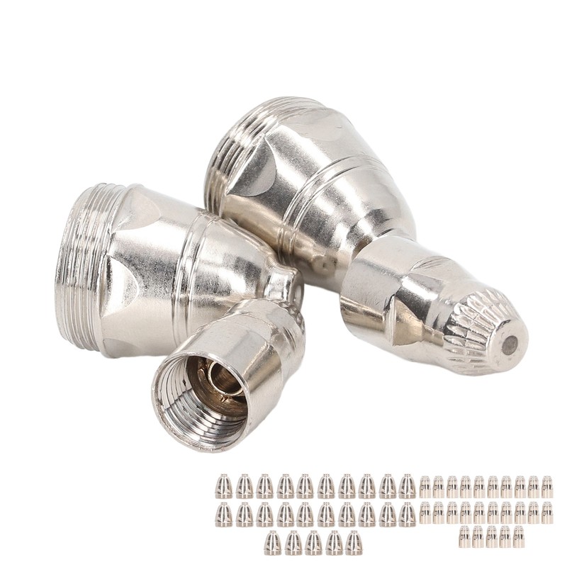 50PCS Plasma Cutting Torch Consumable Kit Copper Strong Penetration Plasma