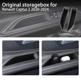 SHAOHAO SHAOHAO Verbesserte Aufbewahrungsbox fr den Vordertrgriff fr Peugeot 3008 5008 GT 2017-2023 Organizer-Tablett peugeot 3008 zubeh?r [2 Stck Packung]