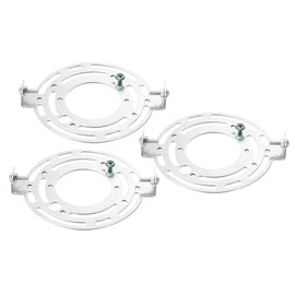 PATIKIL 120mm (4.72") Universal Light Fixture Mounting Bracket Kit, 3set Light Crossbar Round Ceiling Plate for Wall Light, Close to Ceiling Light, Chandelier