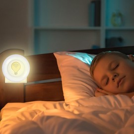 Voice Control Light | Creative LED Night Light USB Plug-in Intelligent | Brightness Adjustable Lamp, Decorative Ambience Lighting for Kids, Living Room, Home