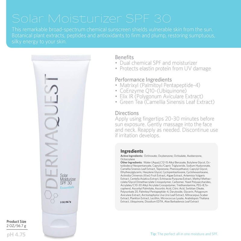Dermaquest Solar Moisturizer SPF 30 2 oz (59.15 ml)