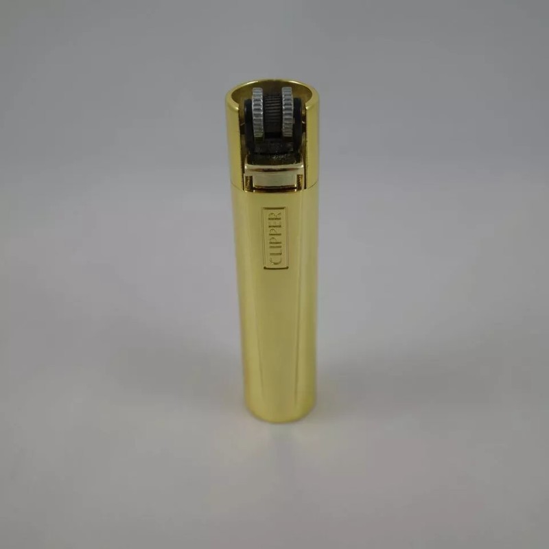 Clipper NEW CLIPPER Metal Lighter Shiny Gold finish - Gift
