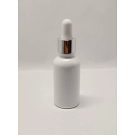 Meliars Gotero 30 Ml Frasco Blanco Con Bulbo Plata Blanco (50 Pzs)