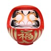 Takasaki Daruma HKDM-5-RE-8 Figurines & Objects, Red, No. 5.9 x