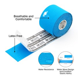 OK TAPE Kinesiology Band, Basic Original Elastic Sports Band for Support and Recovery, 5 cm x 5 m