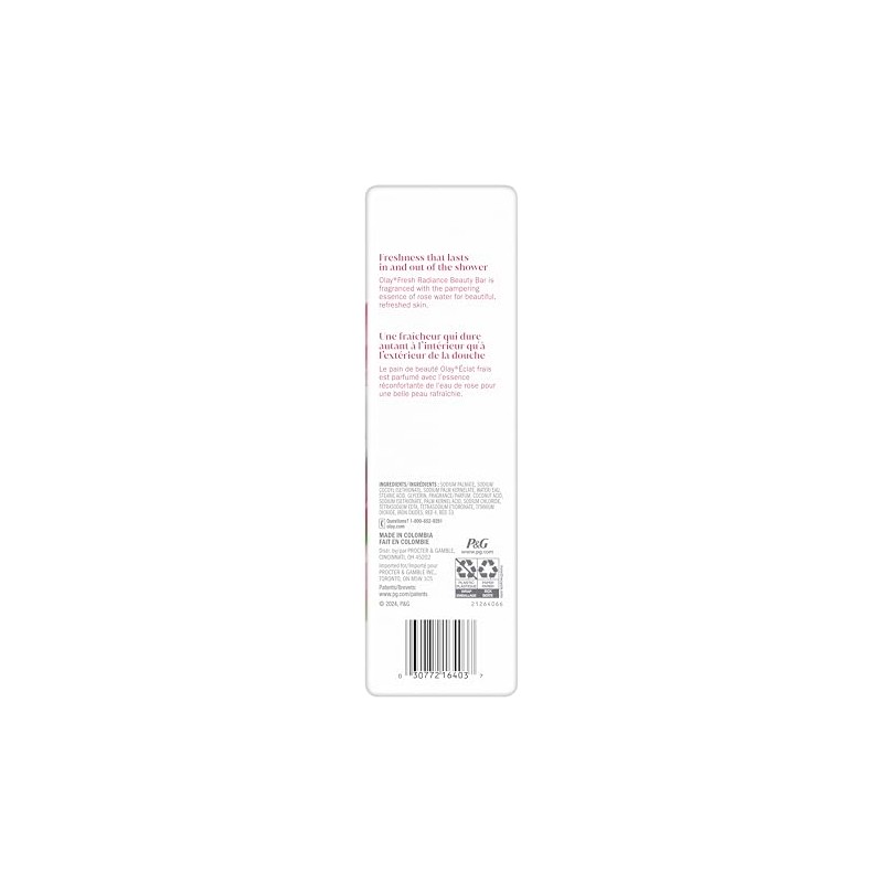 Olay Barra De Belleza, Fresh Radiance, Fórmula Nutritiva Y Refrescante,