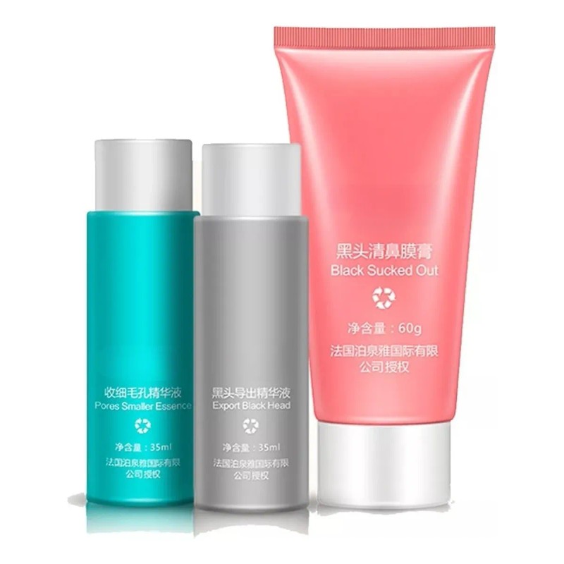 Tratamiento 3 Pasos Puntos Negros Granos, Espinillas Nariz F