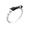 Avance Women's Headband with Rhinestones, Crystal Stones, Faux Leather, Ribbon,