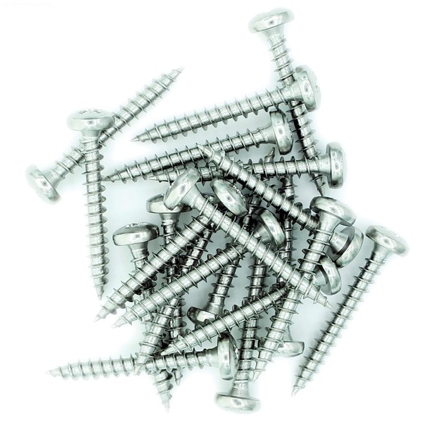 No.4 x 0.8 (3mm x 20mm) Pozi Pan Chipboard Screw