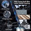 Broken Bolt Extractor, 25 PCS Drill Bit Extractor Set,Easy Out