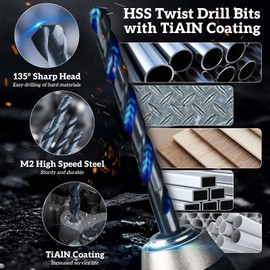 Thinkpro Broken Bolt Extractor, 25 PCS Drill Bit Extractor Set,Easy Out Drill Bit Guides,Drill Extractor Kit for Removing Stripped,Damaged,Rusted, Rounded-Off Bolts, Automotive Nuts & Screws