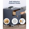 Anobeyi 5 Pack Self Adhesive Cabinet Knobs, No Drilling Self