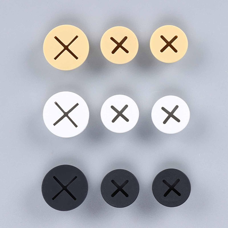 6Pcs 20mm Rubber Cable Grommets for Wire Hole Cover, Desk