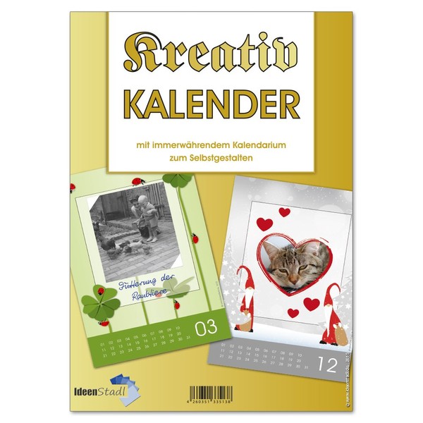 4610 Photo Calendar Craft Calendar to Design Yourself – Everlasting