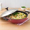 SHRIYA Nonstick 2 Liter Kadai with Stainless Steel Lid Deep