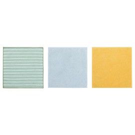 PEPPRIG Microfiber Cloth - Green Blue/Yellow 11x11 Inch 205.676.38