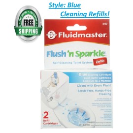 Fluidmaster 8102P8 Flush 'n Sparkle Automatic Toilet Bowl Cleaning System Refill