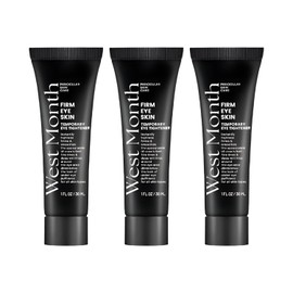 WEST MONTH-Make up Eye Firmer, Instant Eye Firm Cream, WEST MONTH Fast Firming Eye Cream, Instant Reduces Under Eye Bags, Dark Circles, Puffiness, Anti Aging Fine Lines (3pcs)