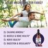 Magnesium Glycinate Liquid Drops 500mg, with Vitamin B6, Ashwagandha, L