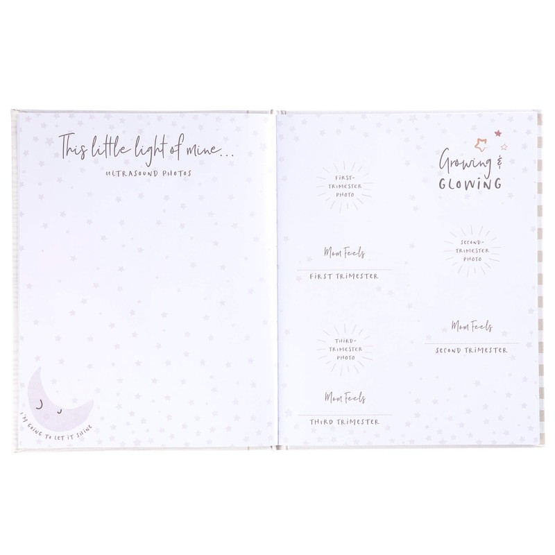 C.R. Gibson Little Blessing Baby Memory Book for Newborns, 64