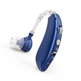 K&FCOPTEE BTE Rechargeable Hearing Aids Invisible Digital Sound Amplifiers Hearing Loss