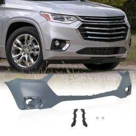 unbranded Front Bumper Cover Upper For 2018-2021 Chevy Traverse GM1014134 Primer