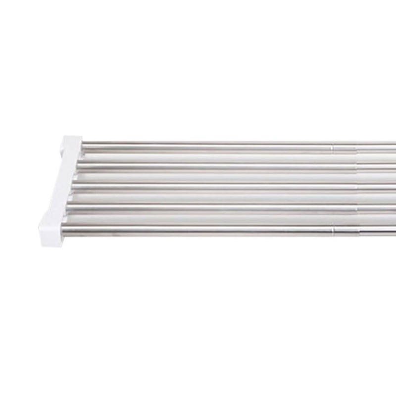 Expandable Closet Storage Rack 25‑40cm Adjustable 24cm Wide Stainless Steel