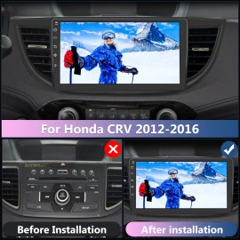 US Stock Junsun Car Multimedia Play for Honda CRV CR-V 2012-2016 Wireless CarPlay Android Car Radio GPS Navigation for Honda CRVScreen Size: 10", ROM: WIFI(B VERSION), RAM: 2GB + 64GB Carplay