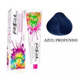 Nutrapel Tinte Para Cabello Rbl Semi Permanente Azul Profundo 90 G