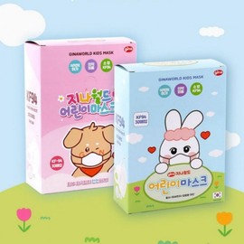 Jinaworld Kids Lightweight Mask 5-Pack (KF-94) Rabbit 2ea