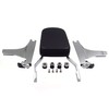 HTTMT MT501-006+SS001-SA Quick Detachable Sissy Bar Passenger Backrest for H-D