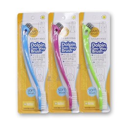 Iljo Dolphin 2-Way Brush H / Cleaning Brush / Crevice Brush / Scrub Brush 6ea