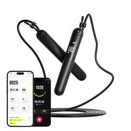 WEGYM Smart Jumping Rope for Men and Women, Adjustable Jumping Rope for Indoor and Outdoor Workout APP Data Analysis LED Display Screen Rechargeable Skipping Rope Fitness Gift for Adults or Kids