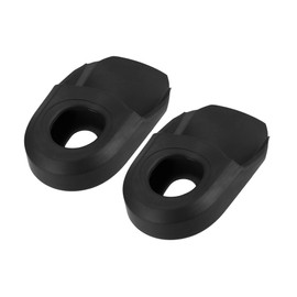 REPAIROCK 2pcs Soft Plastic Bicycle Cycling Crank Boot Protectors Mountain Bike Gel Sleeve Crank Arm Cover Protection Black Auto Replacement Parts