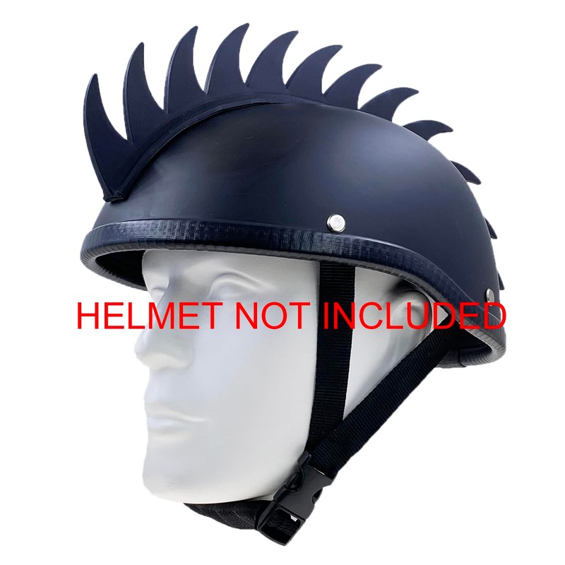Hot Rides Punk Rubber Mohawk Warhawk Wig Accessory Stick On