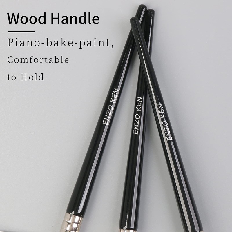 ENZO KEN, Angled Concealer Brush Under the Eye, Small Nose