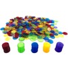 Yuanhe 500 Pieces 3/4 Inch Transparent Counting Chips for Bingo