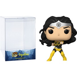 Wonder Woma n (The Fall of Sinestro): P o p ! Heroes Vinyl Figurine Bundle with 1 Compatible 'ToysDiva' Graphic Protector (430-54993 - B)