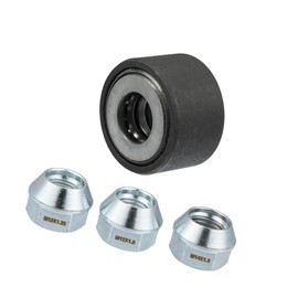 ACROPIX Universal Wheel Stud Installer Tool, Tire Stud Tool, M12x1.25 M12x1.5 M14x1.5, Iron, with 3/4" Hex Wheel Lug Nuts, Silver Tone, 1 Set Car Parts