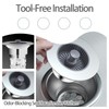 2Pcs 3 in 1 Sink Strainer Drainer, Stainless Sink Plug